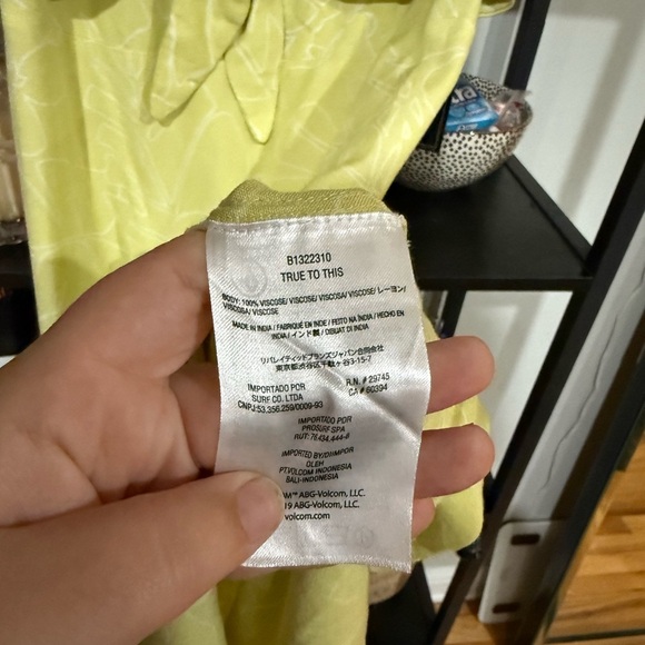 Volcom Sunny Yellow Camisole dress size small - Picture 3 of 14